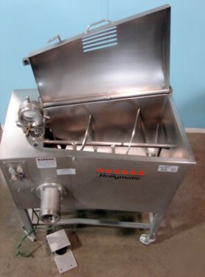 Dual hollymatic 900E meat mixer/grinder, gemini setup 
