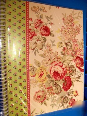 Floral bill organizer monthly pocket receipt budget