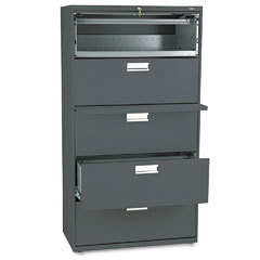 Hon 600 series 36 wide 5DRAWER lateral file
