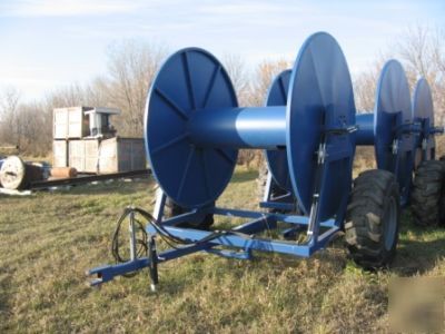 Irrigation hose reels