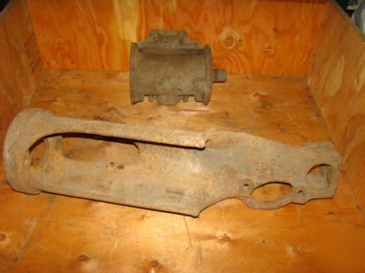 Antique portable steam saw mill engine peerless 1893 