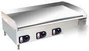 Electric counter unit flat top griddle - 36X21X10