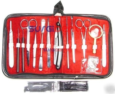 Large dissecting kit for medical student, biology work