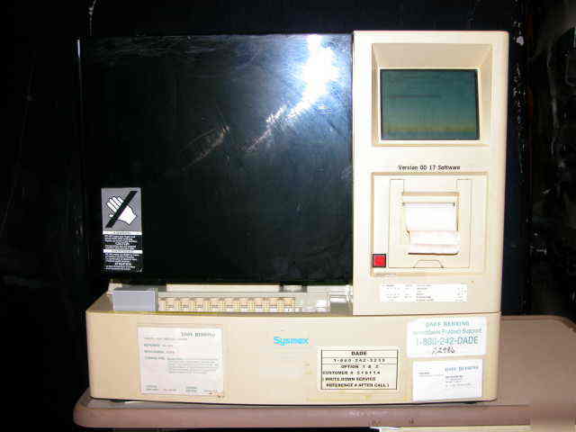 Sysmex 500 series ca-540 coagulation analyzer 