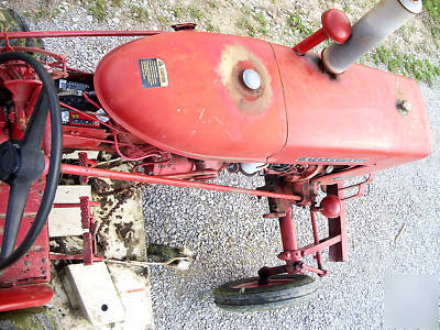 1974 farmall 140 tractor w/ woods L59 belly mower
