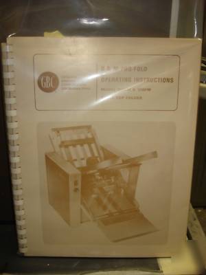 Gbc o & m pro-fold 1117-fm heavy duty paper folder