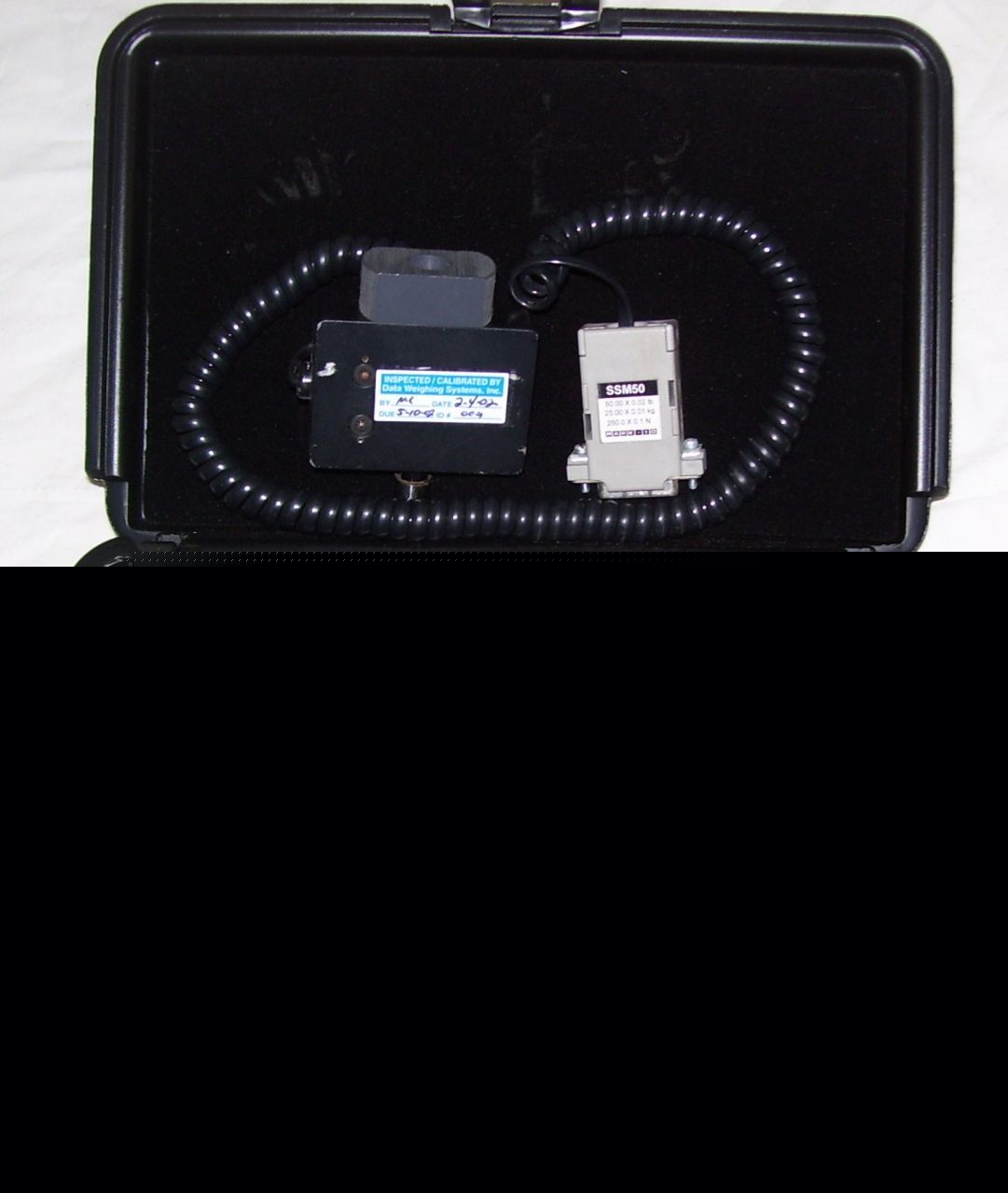 Mark-10 model bgi force torque gauge and SSM50 sensor