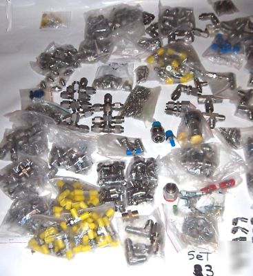Qty 3000+ fittings,valves & others ..valco,parker,ssp +