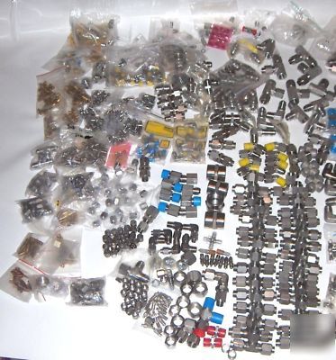 Qty 3000+ fittings,valves & others ..valco,parker,ssp +