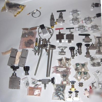 Qty 3000+ fittings,valves & others ..valco,parker,ssp +