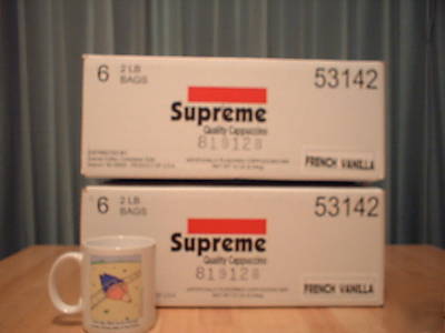 Supreme cappuccino mix french vanilla and 15 flavors