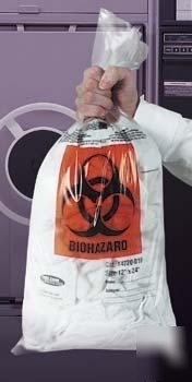 Vwr autoclavable biohazard bags, 1.5 mil 14220-020