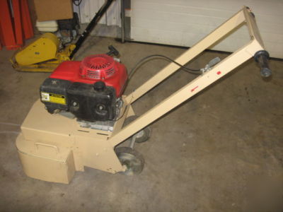 Edco gas floor grinder model 2GC-11H with 22 stones 