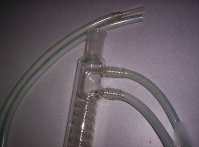 Chemglass condenser, coilflux, 24/40 joint w/2 tubing