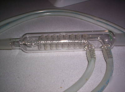 Chemglass condenser, coilflux, 24/40 joint w/2 tubing