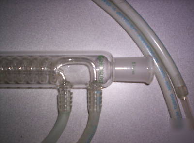 Chemglass condenser, coilflux, 24/40 joint w/2 tubing