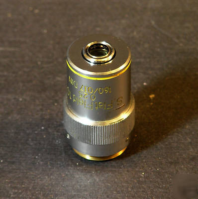 Meiji s flat field 10X microscope objective