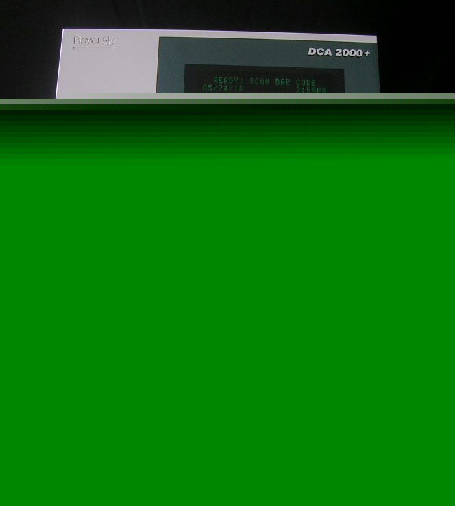 Bayer dca 2000+ analyzer w/ operating manual and more