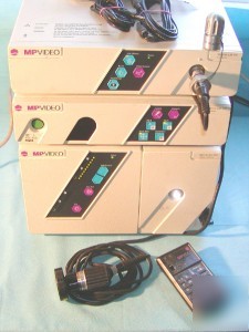 Mp video endoscopy camera system w head & light source