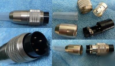 Amphenol 4 pin male plug connector part 3300 501