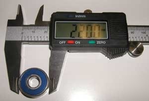 Balls bearing electronic lcd digital vernier caliper