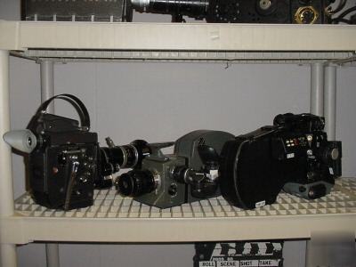 Aaton, bolex, cp gsmo super 16MM cameras. from: $7,999.