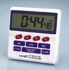Hb instrument company digital quadruple timer/: 580