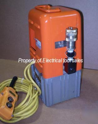 Huskie 10K hydraulic pump crimper cutter punch ram 