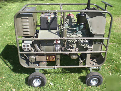 Military generator pu-286B/g 5KW 120V 1PH gas excellent
