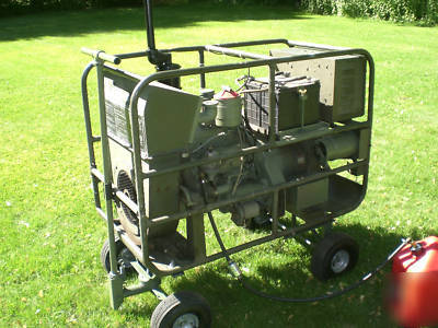 Military generator pu-286B/g 5KW 120V 1PH gas excellent