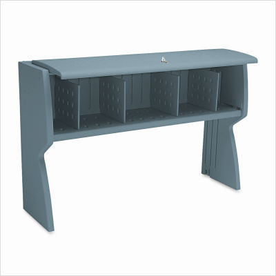 Aspira hutch, 60W x 16-1/4D x 36H charcoal