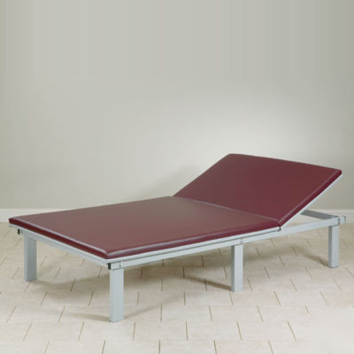 Clinton 231 upholstered top mat platform w/ ad backrest