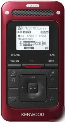 Kenwood digital audio recorder mgr-A7-r red 2GB