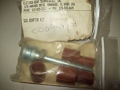 New electron beam wire feed qca adapter kit ~ lot of 6 