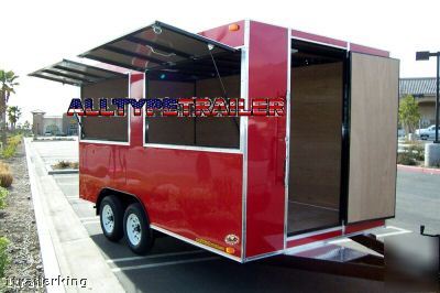 New enclosed concession trailer