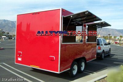 New enclosed concession trailer