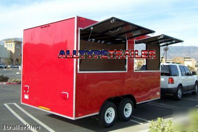 New enclosed concession trailer