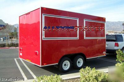New enclosed concession trailer