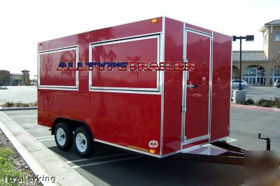 New enclosed concession trailer