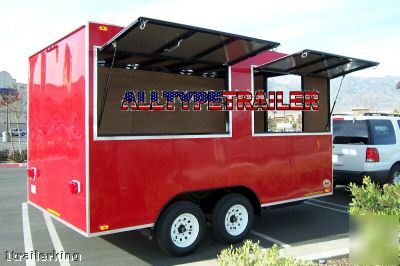 New enclosed concession trailer