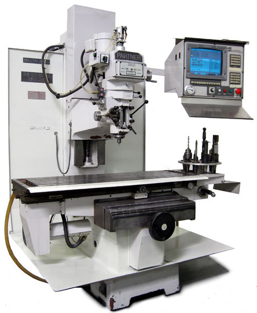 Milltronics partner mb 20 cnc vertical mill