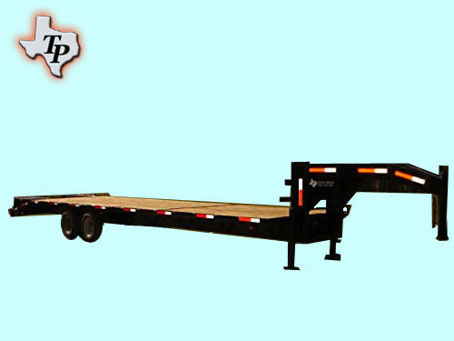New 2010 texas pride dual tandem 8X30 equip trailer 20K