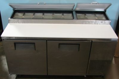 True tpp-67 refrigerated pizza prep table
