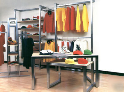 Alta system retail store fixtures for sale-1 year old