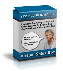 Live chat bot - interactive exit traffic sales agents 
