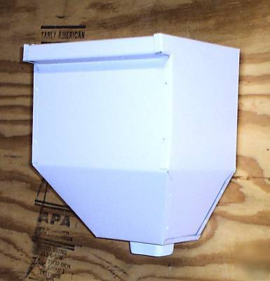 Scupper box. white, brown, or ivory .032 aluminum. 
