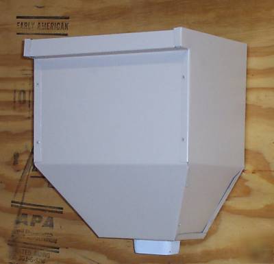 Scupper box. white, brown, or ivory .032 aluminum. 