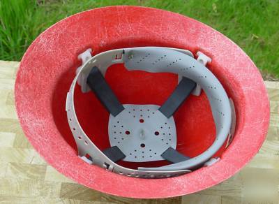Vintage jackson hardtop fiberglass hard hat helmet 