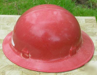 Vintage jackson hardtop fiberglass hard hat helmet 