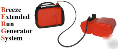 Complete honda generator extended run fuel tank system